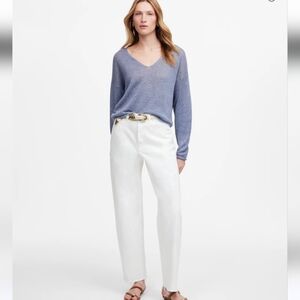 Madewell Petite Pieced Barrel Leg Jeans  NV710 28 Petite NWT